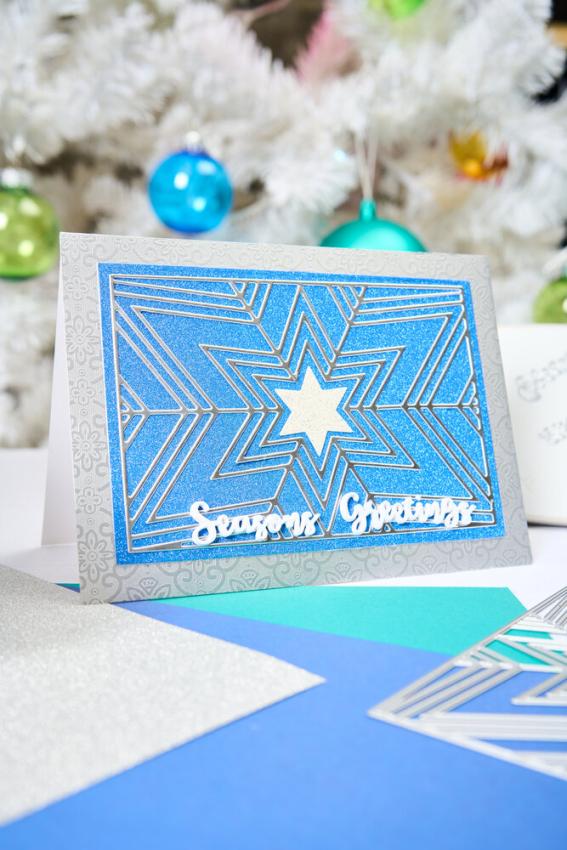 Sizzix - Stanzschablone "Cosmopolitan Christmas, Star Bright" Thinlits Craft Dies by Stacey Park