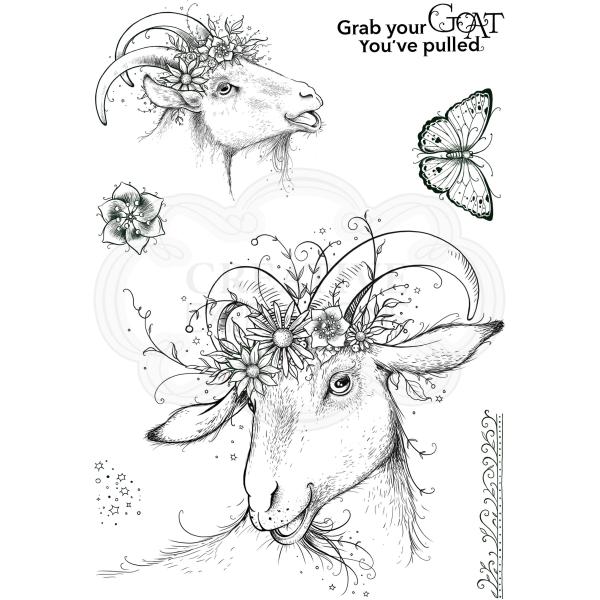 Pink Ink Designs - Stempelset "Goatally gorgeous" Clear Stamps