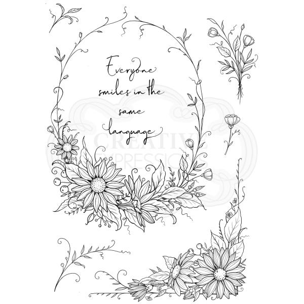 Pink Ink Designs - Stempelset "Cottage garden " Clear Stamps