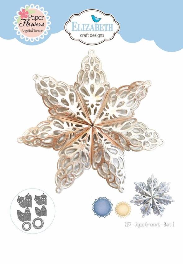 Elizabeth Craft Designs - Stanzschalone "Joyous Ornament Stars 1" Dies