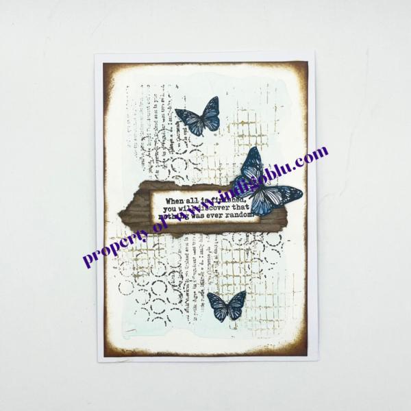 IndigoBlu - Gummistempel Set "Textures" A6 Rubber Stamp