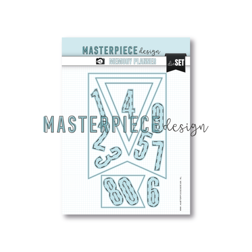 Masterpiece Design - Stanzschablone "Bunting Fun" Memory Planner Dies 