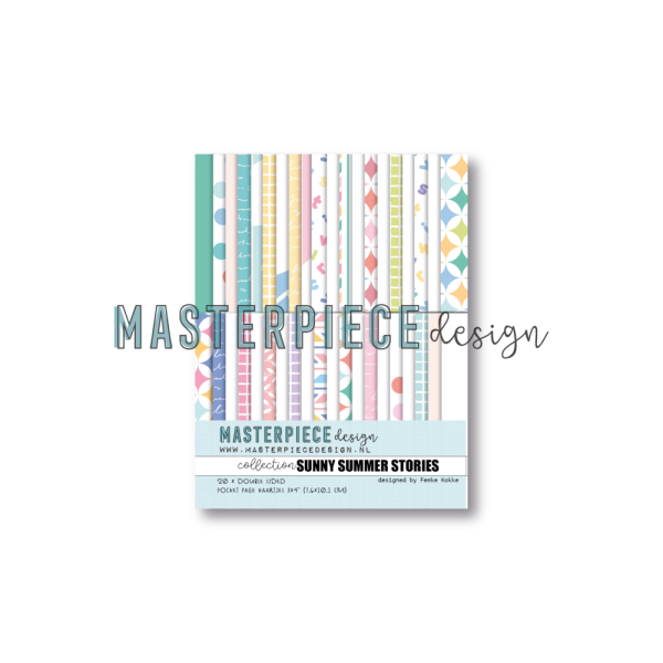 Masterpiece Design - Pocket Karten "Sunny Summer Stories" Page Cards 3x4 Inch - 20 Stück