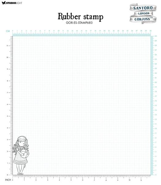 Studio Light Gorjuss - Gummistempelset "Beachball" Rubber Stamp 