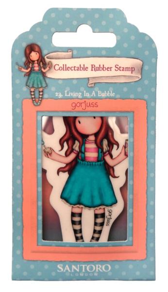 Studio Light Gorjuss - Gummistempelset "Living In A Bubble" Rubber Stamp 