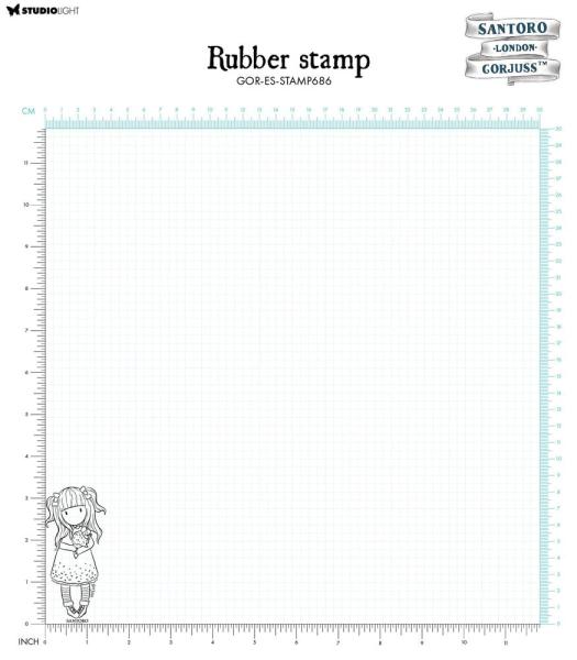 Studio Light Gorjuss - Gummistempelset "Sundae" Rubber Stamp 