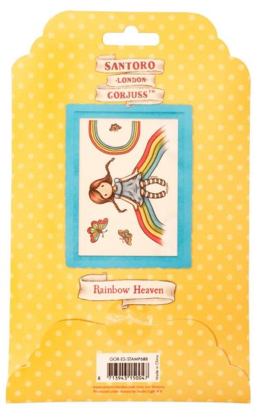 Studio Light Gorjuss - Gummistempelset "Rainbow Heaven" Rubber Stamp 