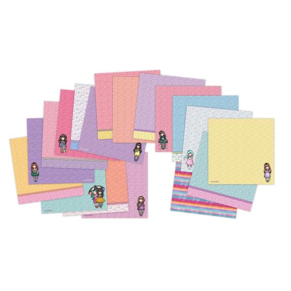 Studio Light Gorjuss - Designpapier "Be Kind" Paper Pack 20,3x20,3 cm - 18 Bogen