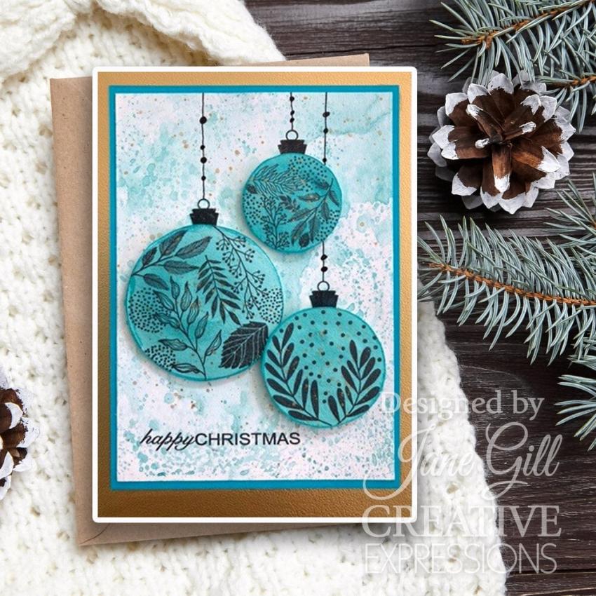 Woodware - Stempelset "Paintable Baubles Circles" Clear Stamps Design by Jane Gill