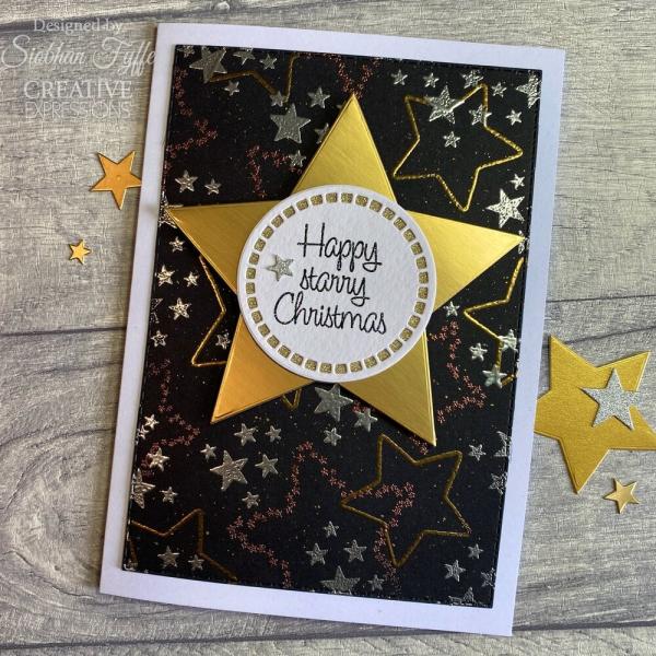 Woodware - Stempelset "Paintable Shapes Stars" Clear Stamps Design by Jane Gill