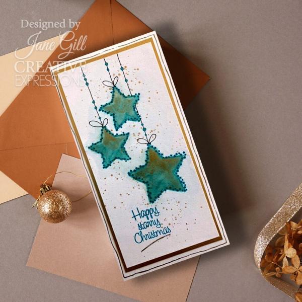 Woodware - Stempelset "Paintable Shapes Stars" Clear Stamps Design by Jane Gill