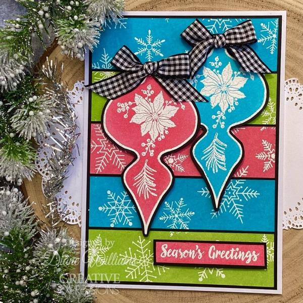 Woodware - Stempelset "Paintable Shapes Fancy Drop" Clear Stamps Design by Jane Gill