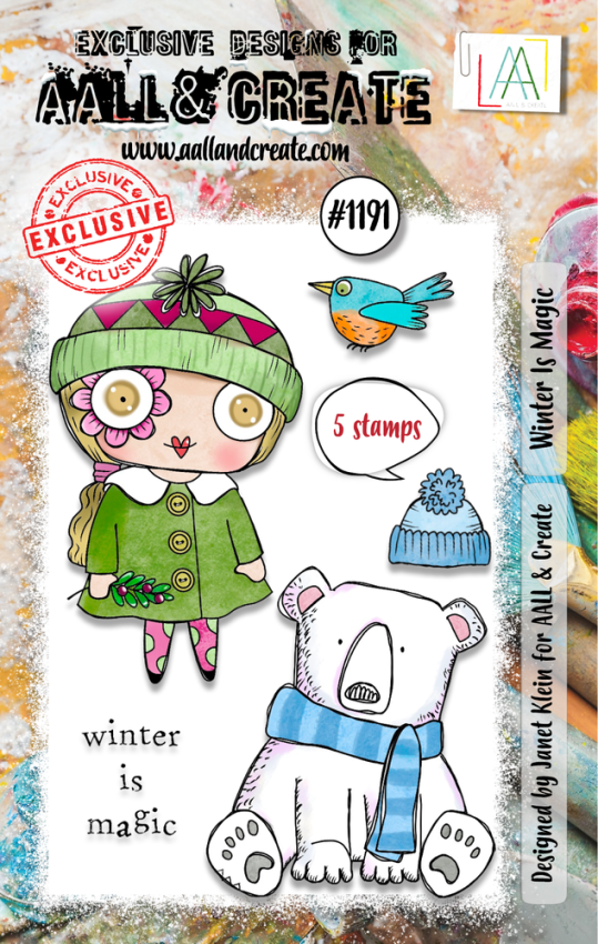 AALL and Create - Stempelset A7 "Winter Is Magic" Clear Stamps