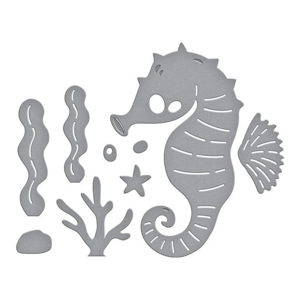 Spellbinders - Stanzschablone "Luna the Seahorse" Dies