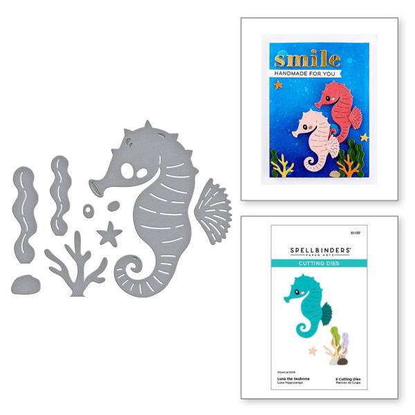 Spellbinders - Stanzschablone "Luna the Seahorse" Dies