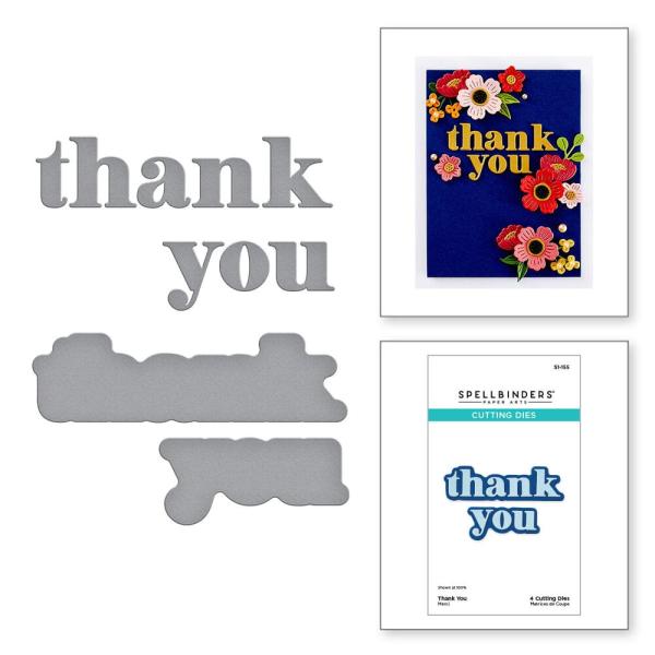 Spellbinders - Stanzschablone "Thank You" Dies