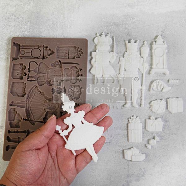 Re-Design with Prima - Gießform "Nutcracker Party" Mould 5x8 Inch