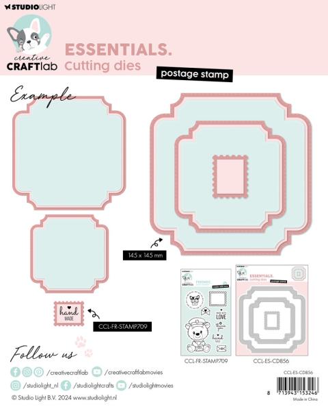 Creative Craft Lab - Studio Light - Stanzschablone "Postage Stamp" Dies