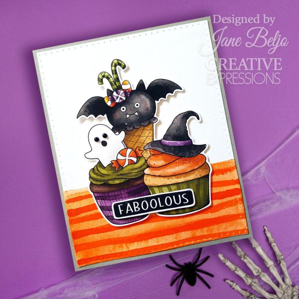 Creative Expressions - Stempelset "Spooktacular" Clear Stamps 6x8 Inch Design by Jane's Doodles