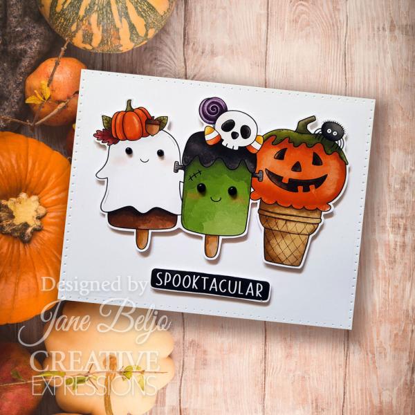 Creative Expressions - Stempelset "Spooktacular" Clear Stamps 6x8 Inch Design by Jane's Doodles