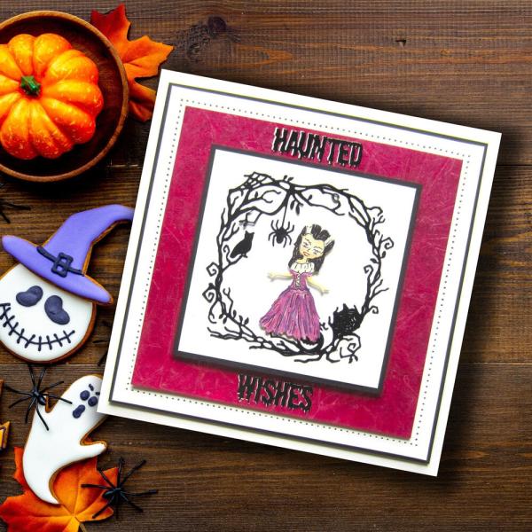 Creative Expressions - Stanzschablone "Halloween Boo To You Frame" Craft Dies Design by Sue Wilson