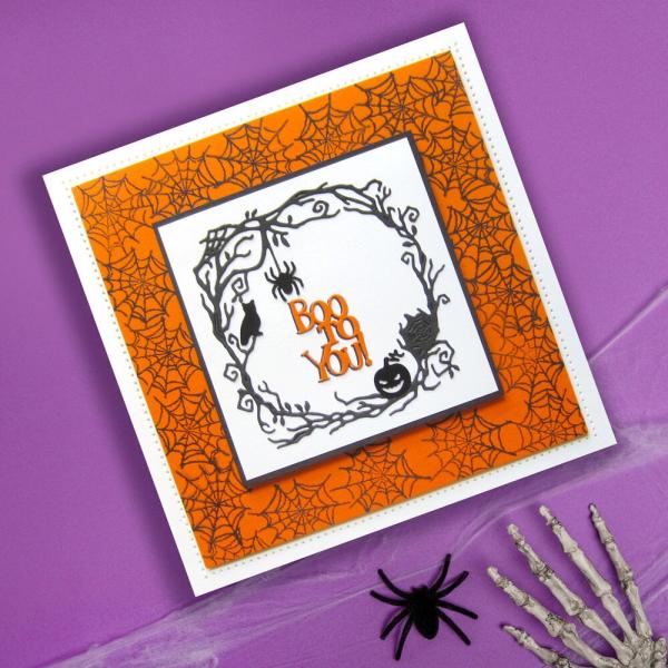 Creative Expressions - Stanzschablone "Halloween Boo To You Frame" Craft Dies Design by Sue Wilson