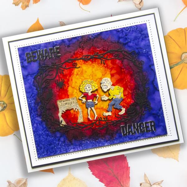 Creative Expressions - Stanzschablone "Halloween Boo To You Frame" Craft Dies Design by Sue Wilson