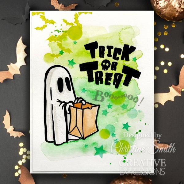 Creative Expressions - Stempelset "Trick Or Treat" Clear Stamps 6x8 Inch Design by Taylor Made Journals