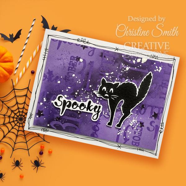 Creative Expressions - Stempelset "Vintage Halloween" Clear Stamps 6x8 Inch Design by Taylor Made Journals