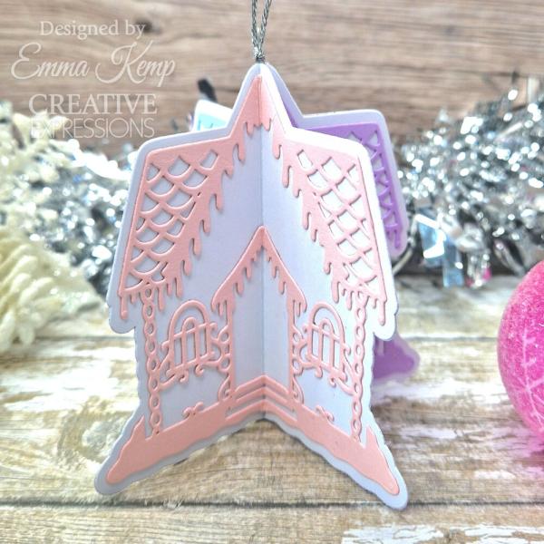 Creative Expressions - Stanzschablone "Festive Gingerbread House" Paper Cuts Craft Dies Design by Cathie Shuttleworth