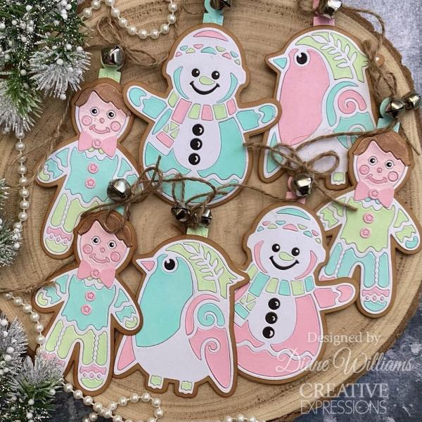 Creative Expressions - Stanzschablone "Festive Gingerbread Boy" Paper Cuts Craft Dies Design by Cathie Shuttleworth