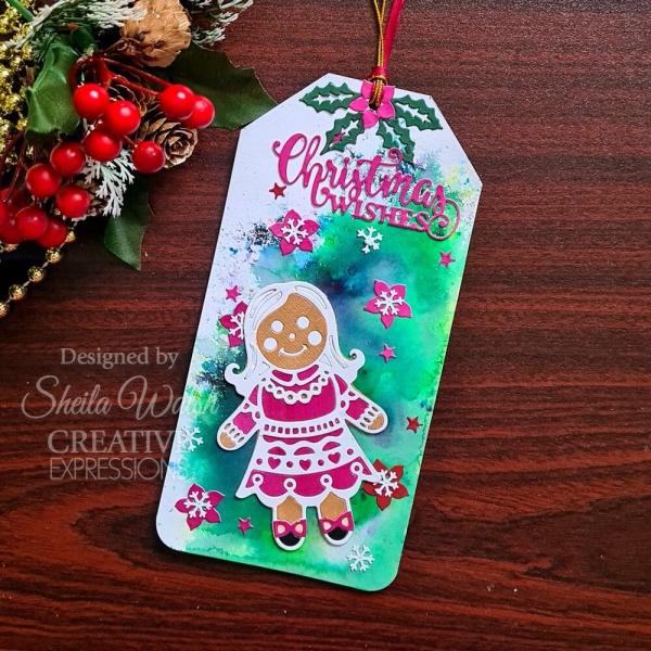 Creative Expressions - Stanzschablone "Festive Gingerbread Girl" Paper Cuts Craft Dies Design by Cathie Shuttleworth