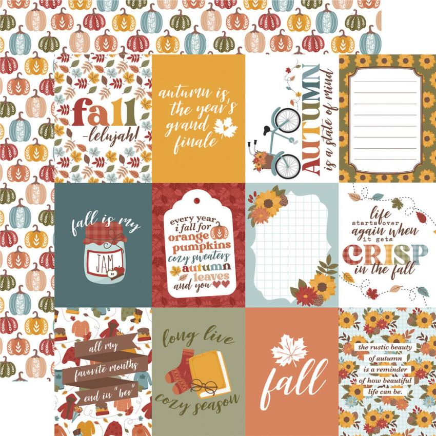 Echo Park - Designpapier "Sweater Weather" Collection Kit 12x12 Inch - 12 Bogen