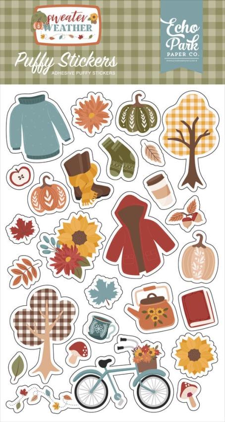 Echo Park - Aufkleber "Sweater Weather" Stickers