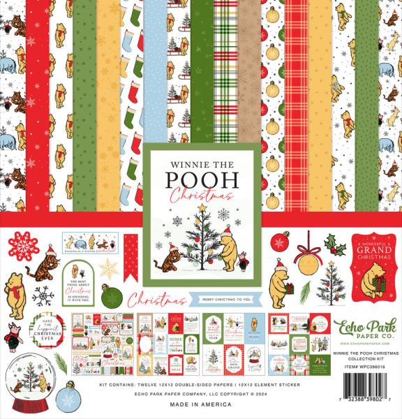 Echo Park - Komplettpaket "Winnie The Pooh Christmas" Mega Bundle