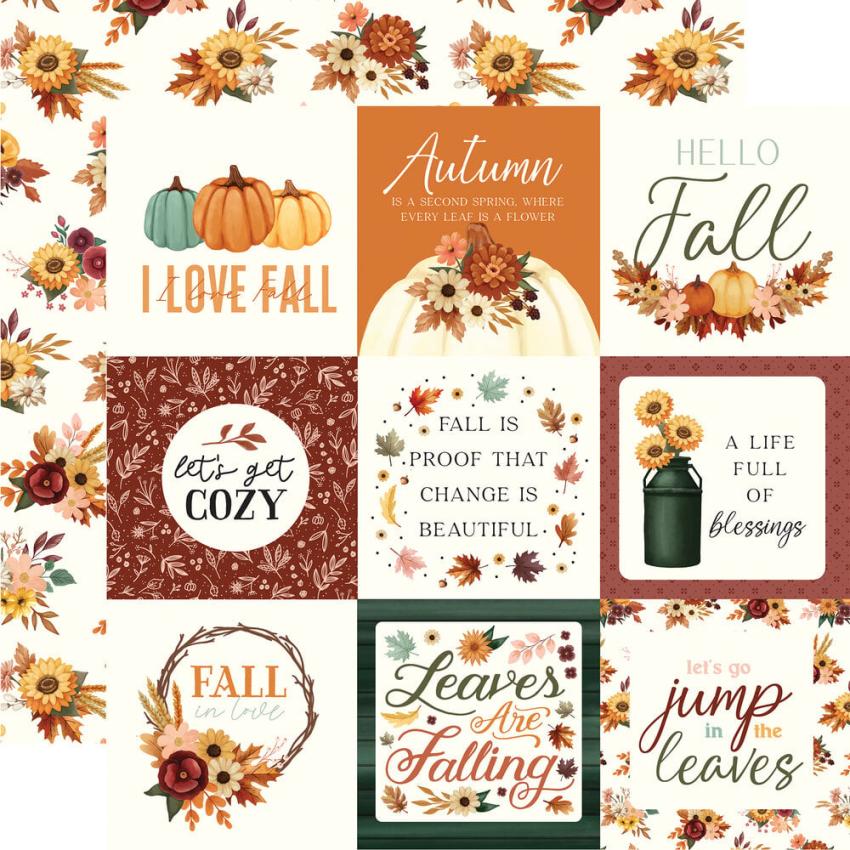 Carta Bella - Designpapier "Harvest" Collection Kit 12x12 Inch - 12 Bogen  