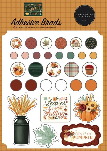 Carta Bella - Adhesive Brads "Harvest"