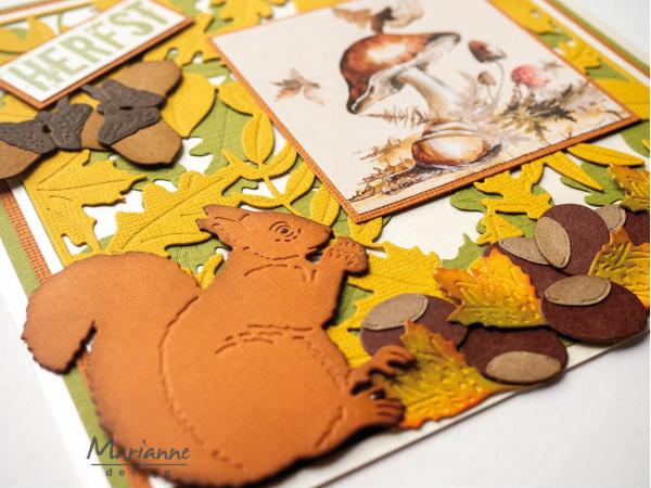 Marianne Design - Stanzschablone "Background Fall leaves" Craftables Dies