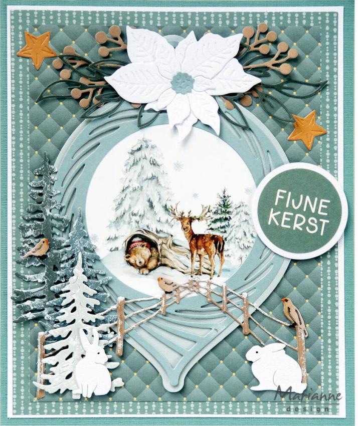 Marianne Design - Präge- und Stanzschablone "Open Christmas Bauble" Creatables Dies