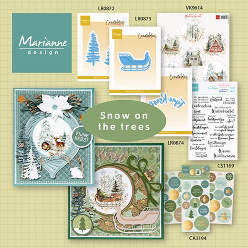 Marianne Design - Präge- und Stanzschablone "Pine Trees" Creatables Dies