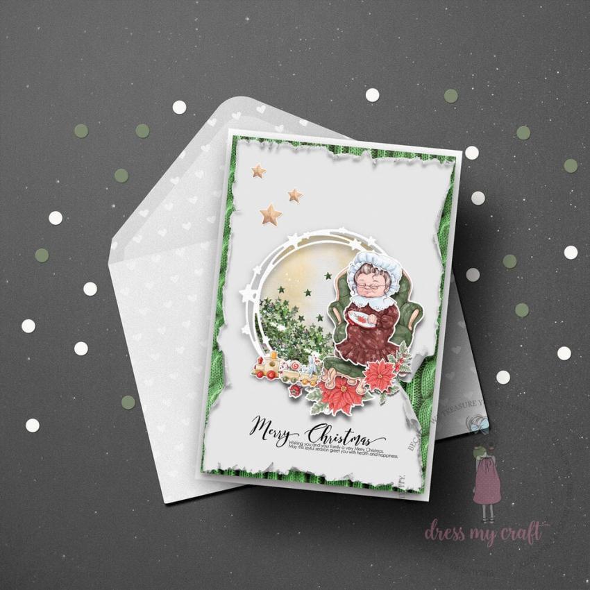 Dress My Craft - Designpapier "Christmas Stories" Motiv Sheets - 2 Bogen