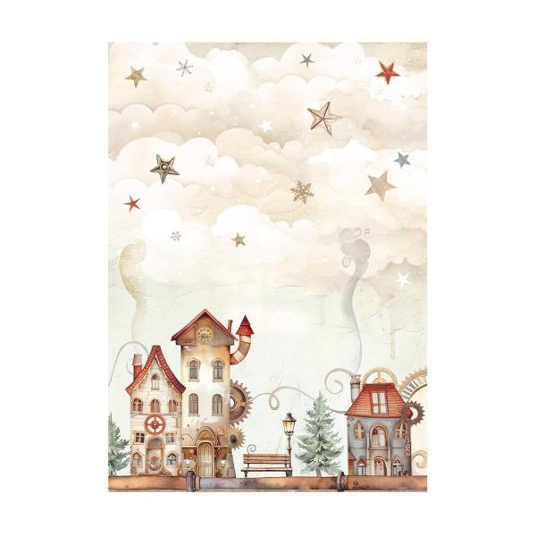 Stamperia - Decopatch Papier "Backgrounds" Decoupage A4 - 6 Bogen  