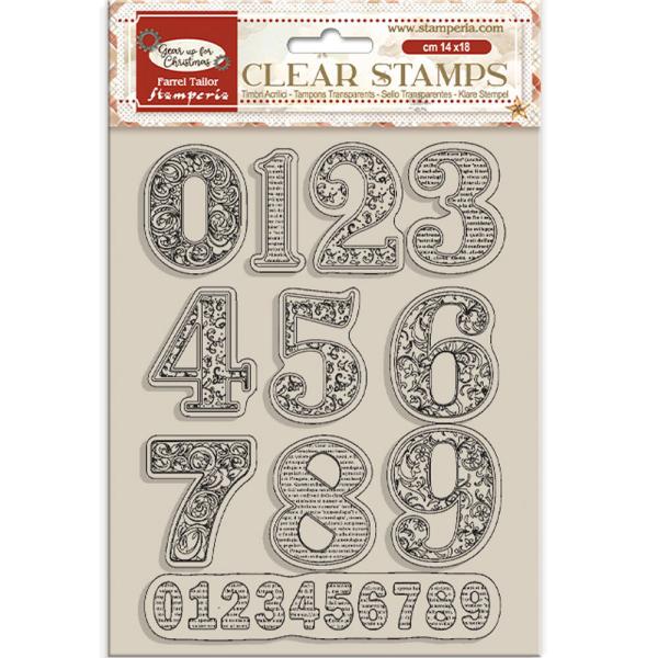 Stamperia - Stempelset "Numbers" Clear Stamps