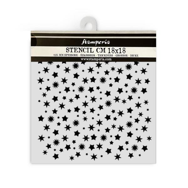 Stamperia - Schablone 18x18cm "Stars Pattern" Stencil  