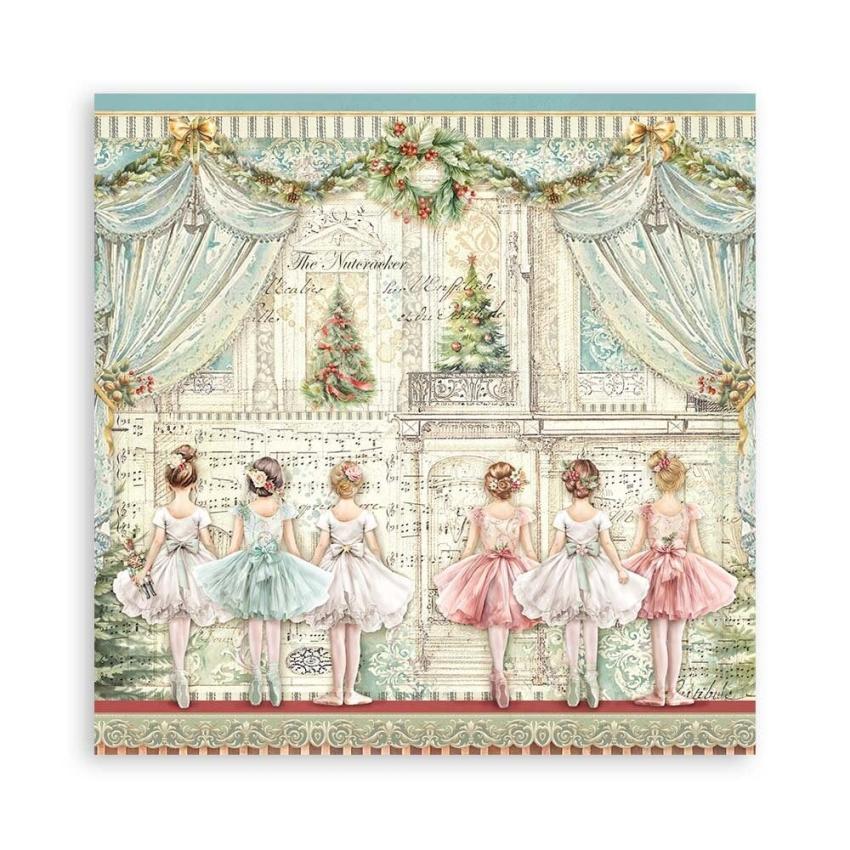 Stamperia - Designpapier "The Nutcracker" Maxi Paper Pack 12x12 Inch - 22 Bogen