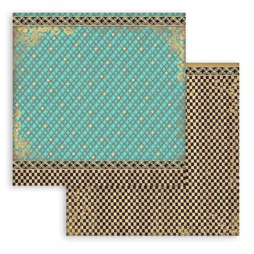 Stamperia - Designpapier "Background Selection" Maxi Paper Pack 12x12 Inch - 10 Bogen