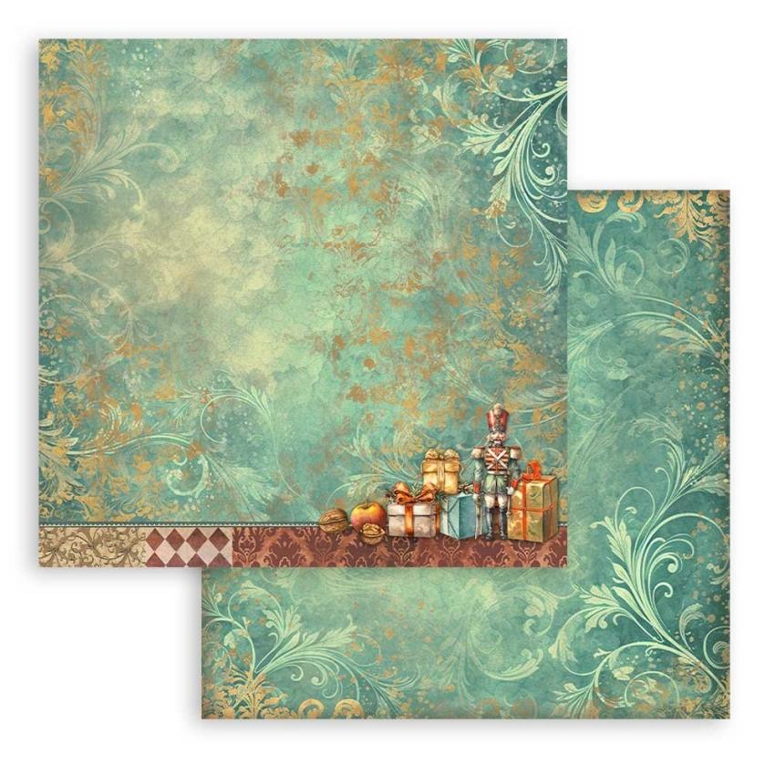 Stamperia - Designpapier "The Nutcracker" Paper Pack 8x8 Inch - 10 Bogen