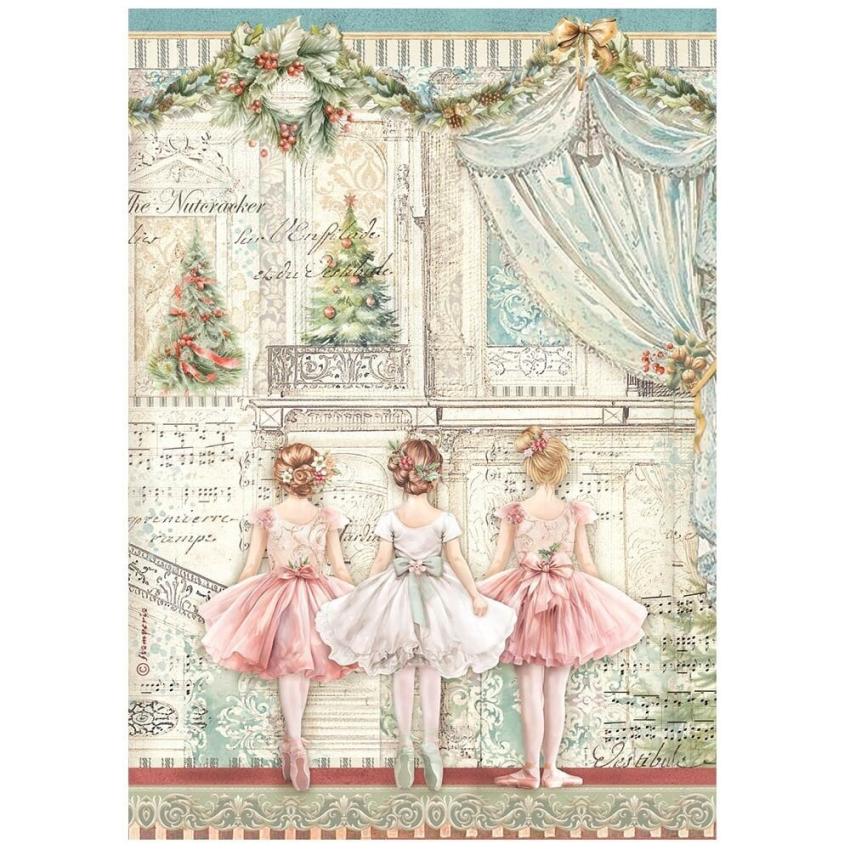 Stamperia - Decopatch Papier "Ballet" Decoupage A4 - 6 Bogen  