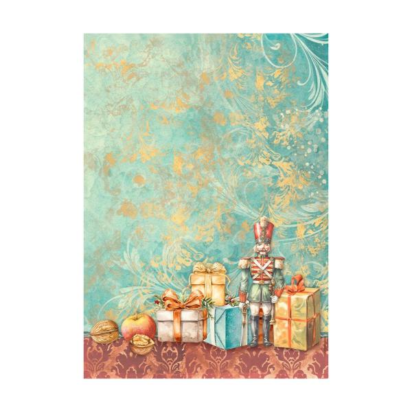 Stamperia - Decopatch Papier "Backgrounds" Decoupage A6 - 8 Bogen  