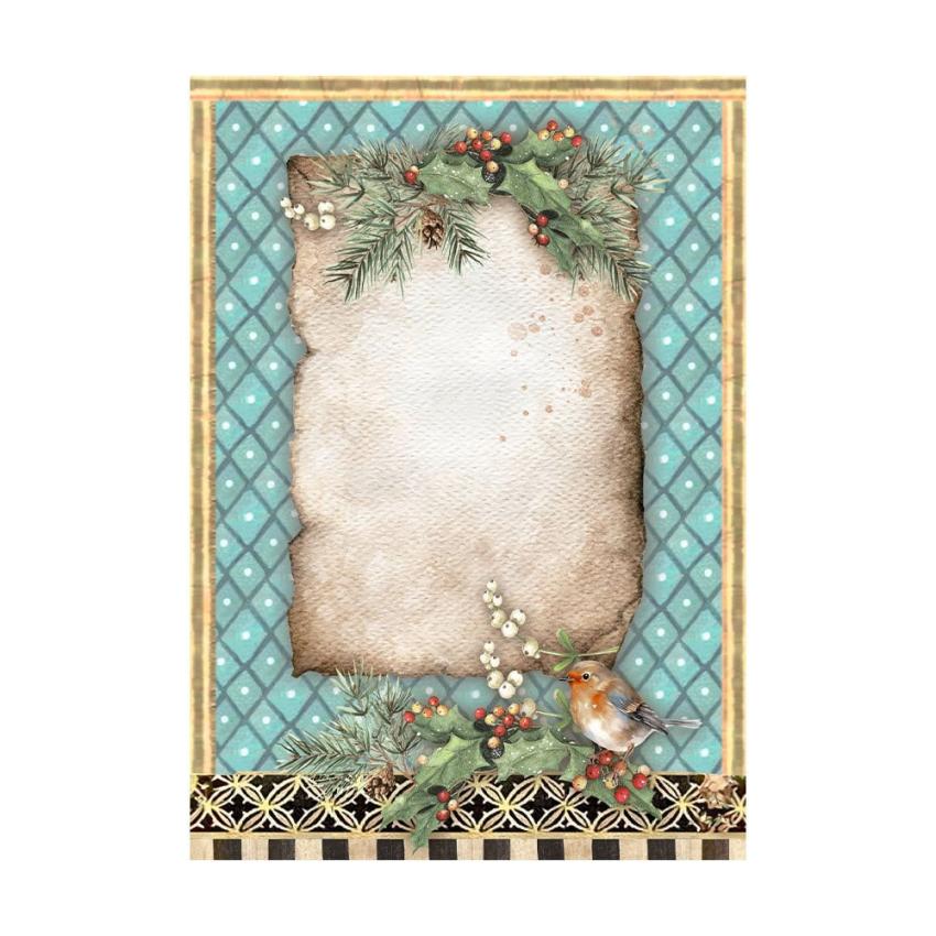 Stamperia - Decopatch Papier "Backgrounds" Decoupage A6 - 8 Bogen  